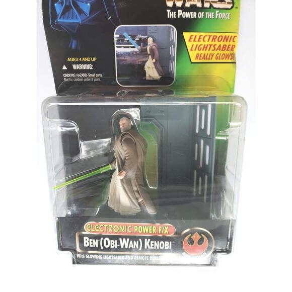 Star Wars Ben Obi-Wan Kenobi 1996 Kenner The Power of the Force SW6 - Picture 2 of 3